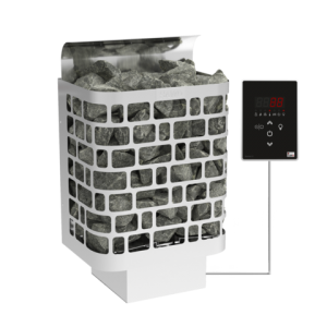 SAWO Электрическая печь Krios настенная, без пульта, встр. блок мощности, 9,0 кВт, нерж. сталь, артикул KRI-90Ni2-P 0