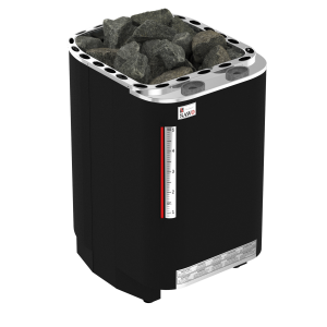 SAWO Электрическая печь Savonia напольная со встр. парогенератором, без пульта, без блока мощности, 10,5 кВт, нерж. сталь, фибропокрытие, черная, арти 0