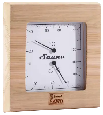 SAWO Термогигрометр квадратный 225-THD 0